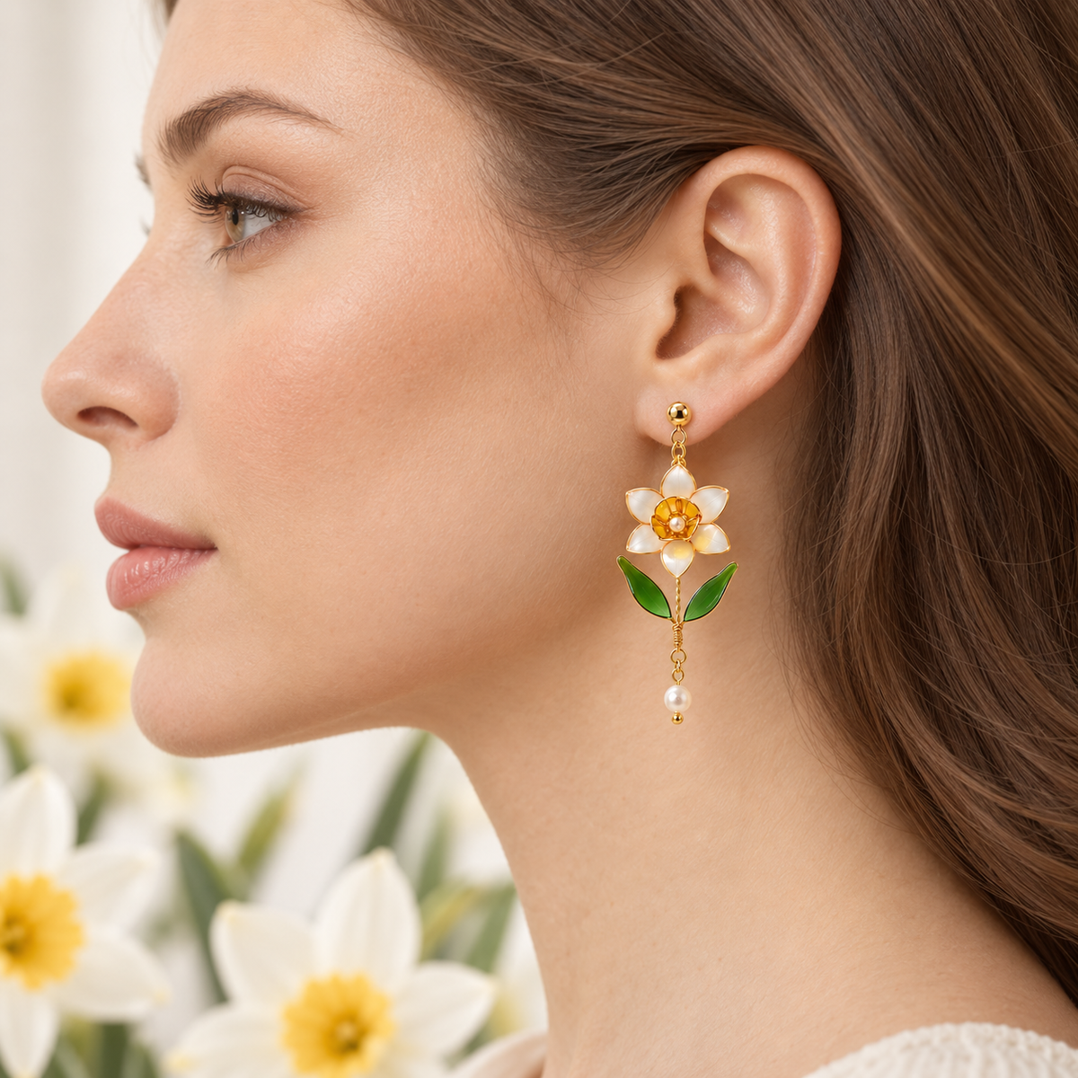 Daffodil Earrings
