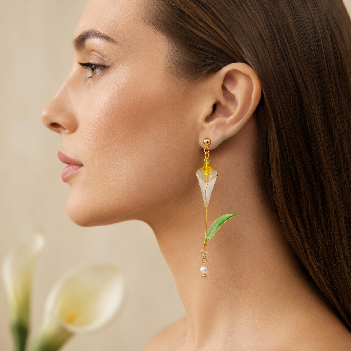 Calla lily Earrings