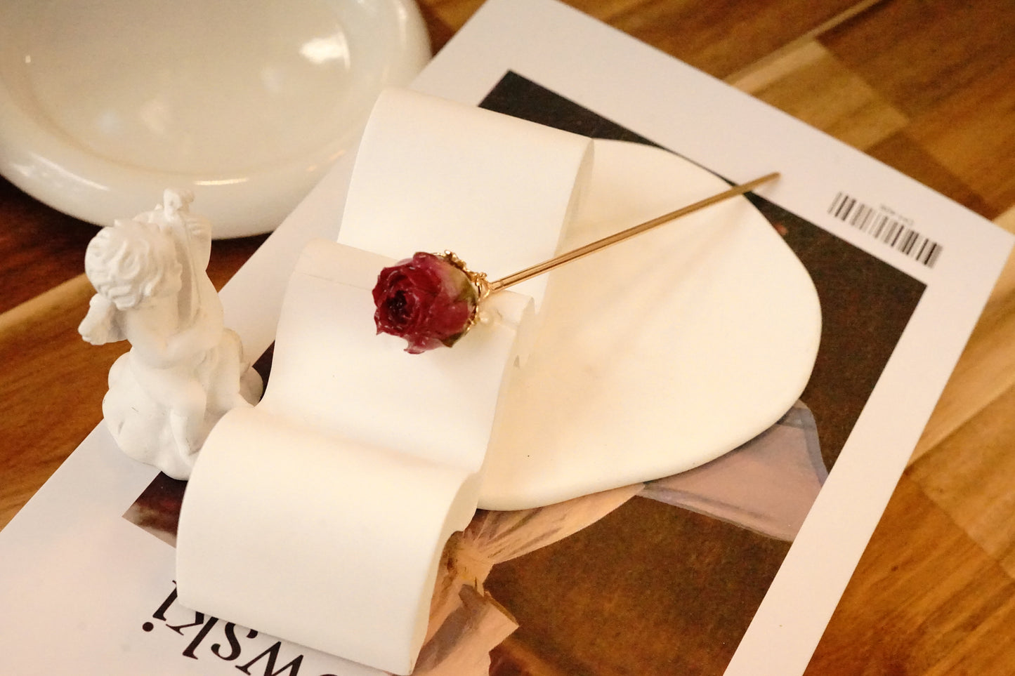 Classic Rose Hair Pin