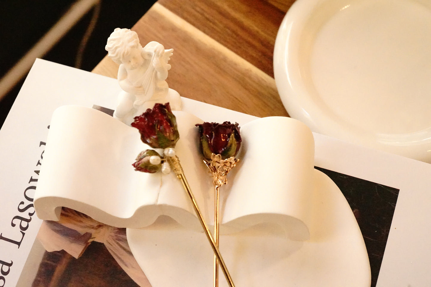 Classic Rose Hair Pin