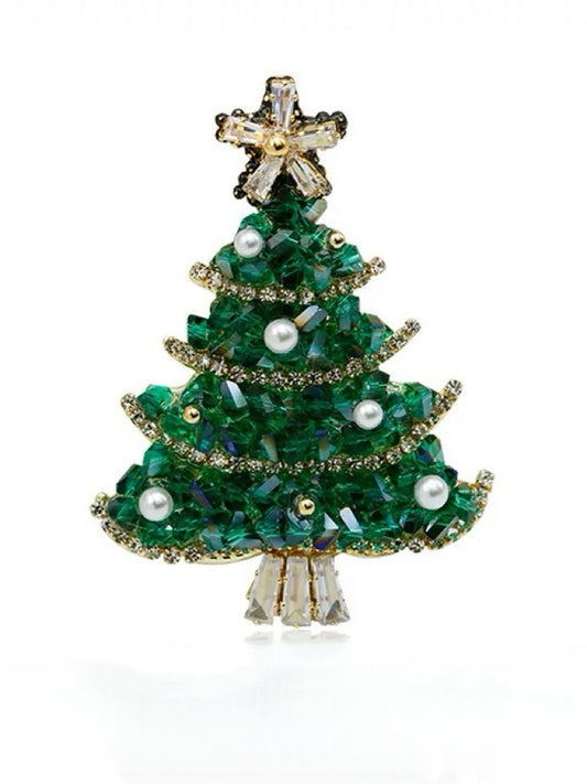 Christmas Tree Brooch Pin (Holiday Edition)
