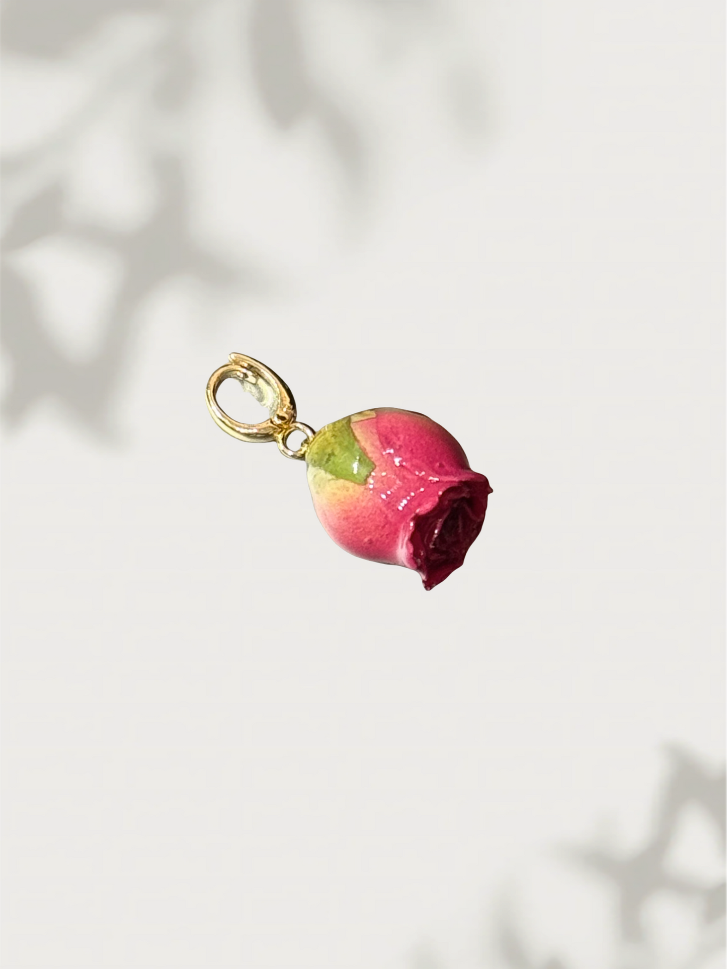 Single Rose Charm