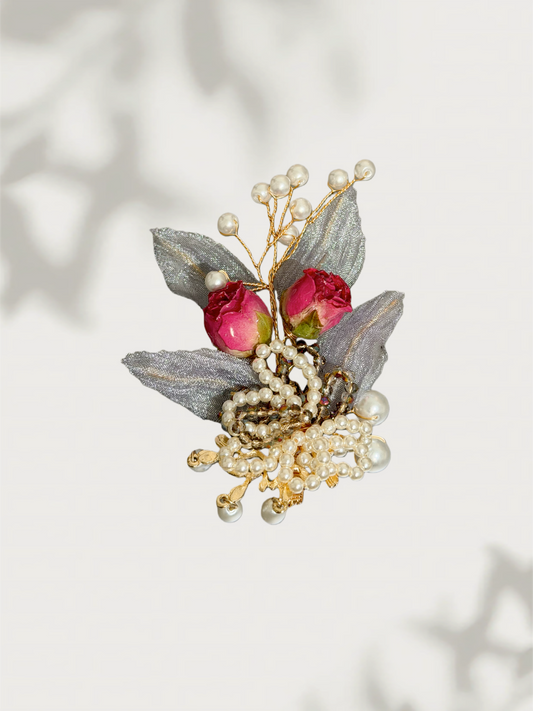 Sophia Rose Bouquet Brooch