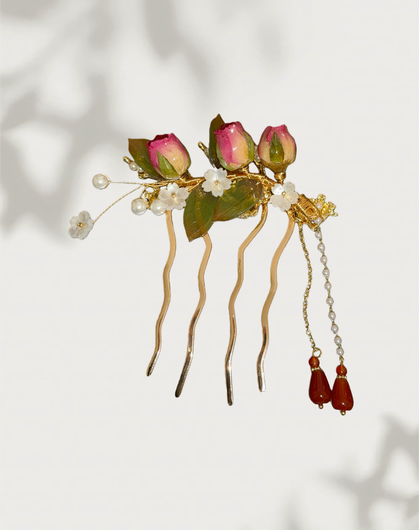 Grace Rose Hair Comb