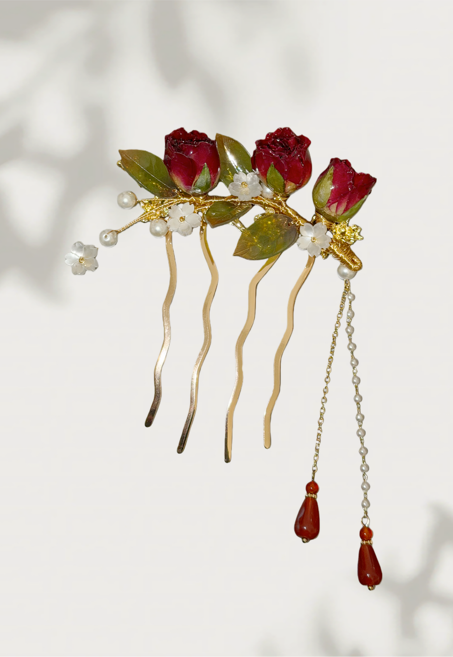 Grace Rose Hair Comb