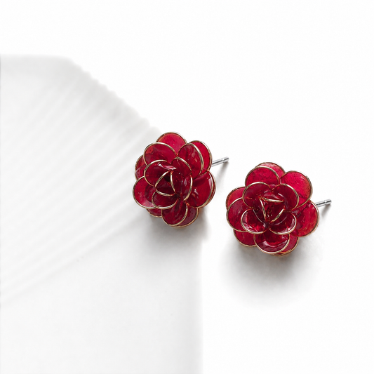 Rose Stud Earrings