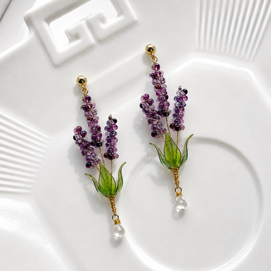 Lavender Earrings