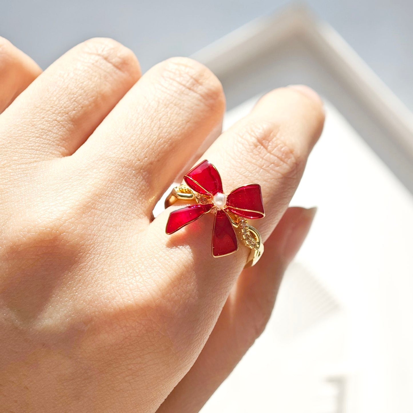 Bow Ring (Holiday Edition)