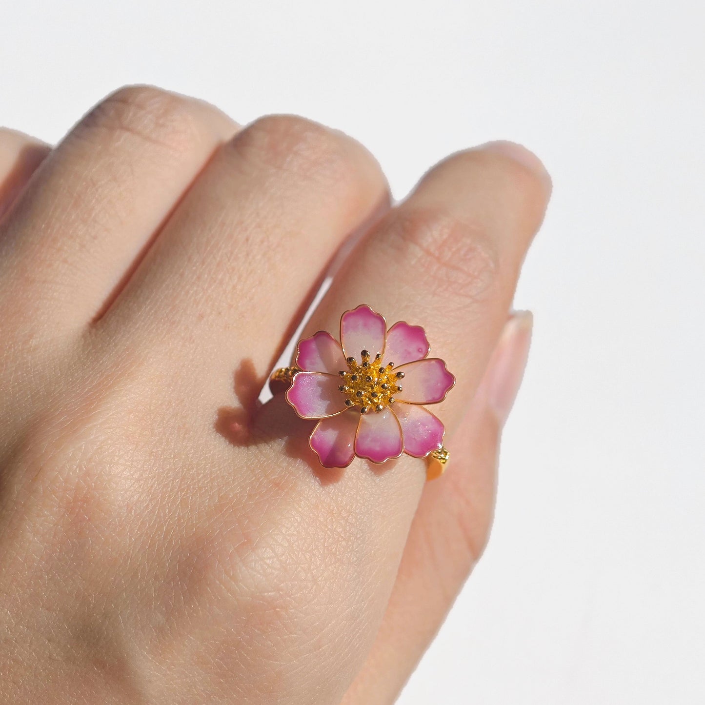 Cosmos Flower Ring