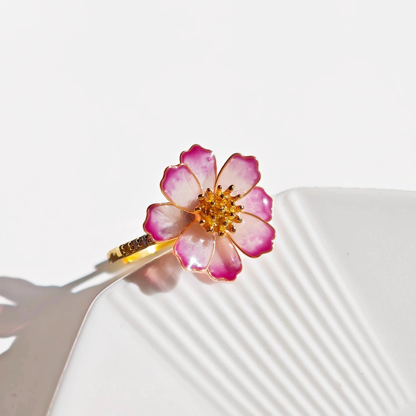 Cosmos Flower Ring