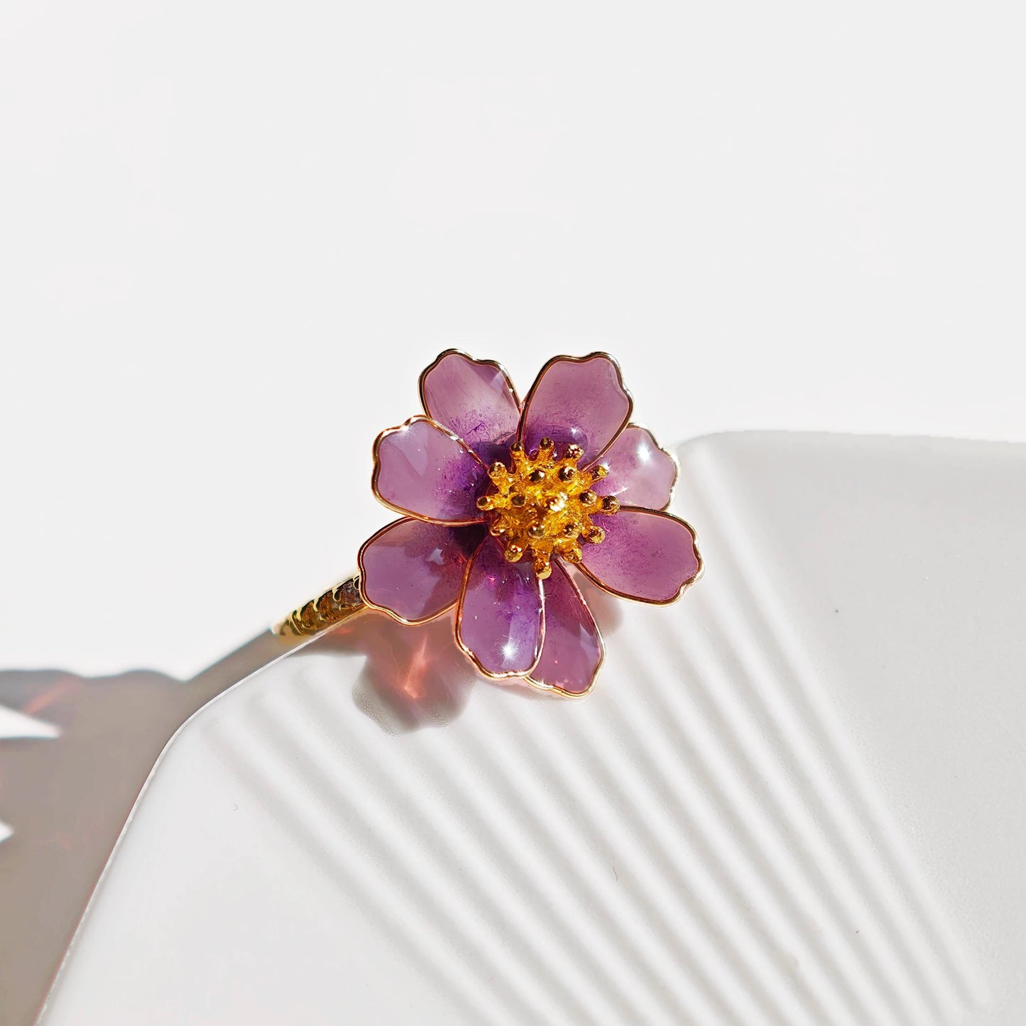 Cosmos Flower Ring