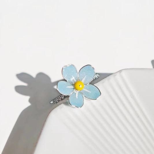 Forgive Me or Not Flower Ring