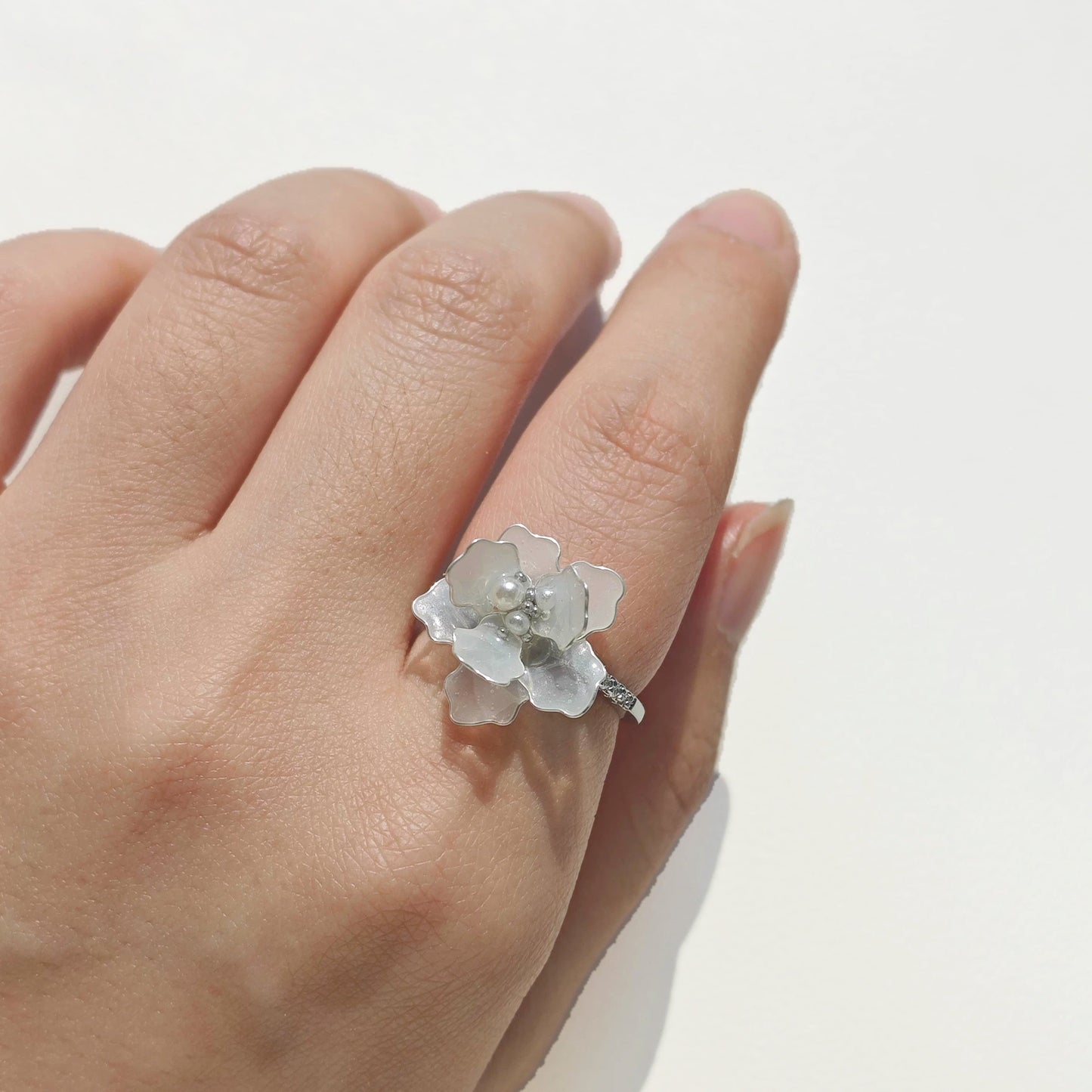 Butterfly Ranunculus Ring