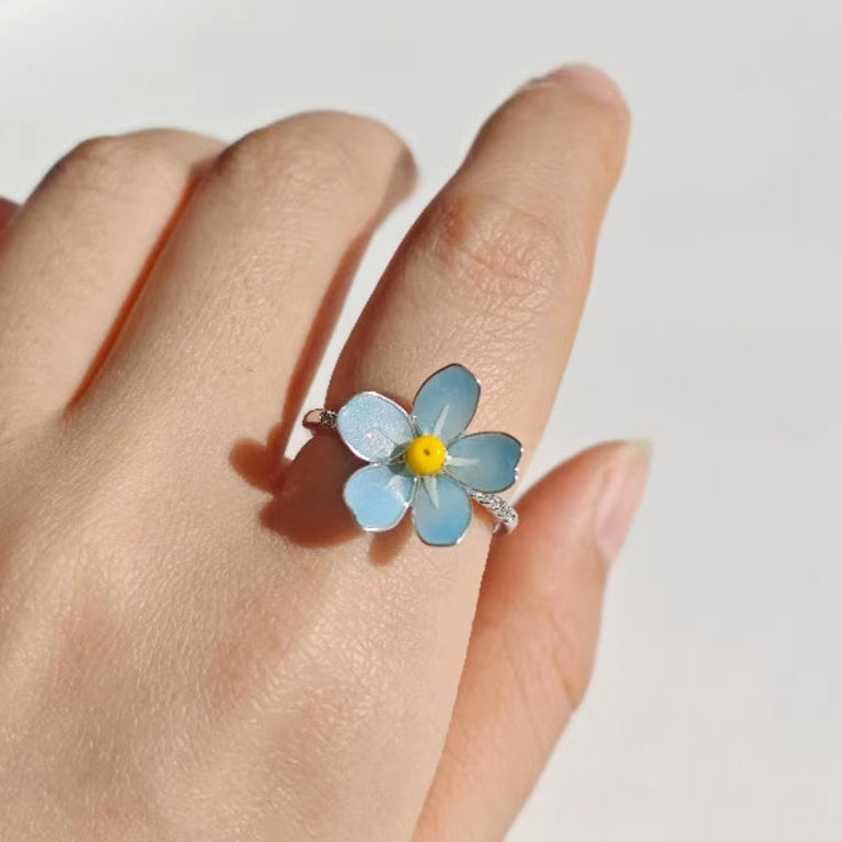Forgive Me or Not Flower Ring