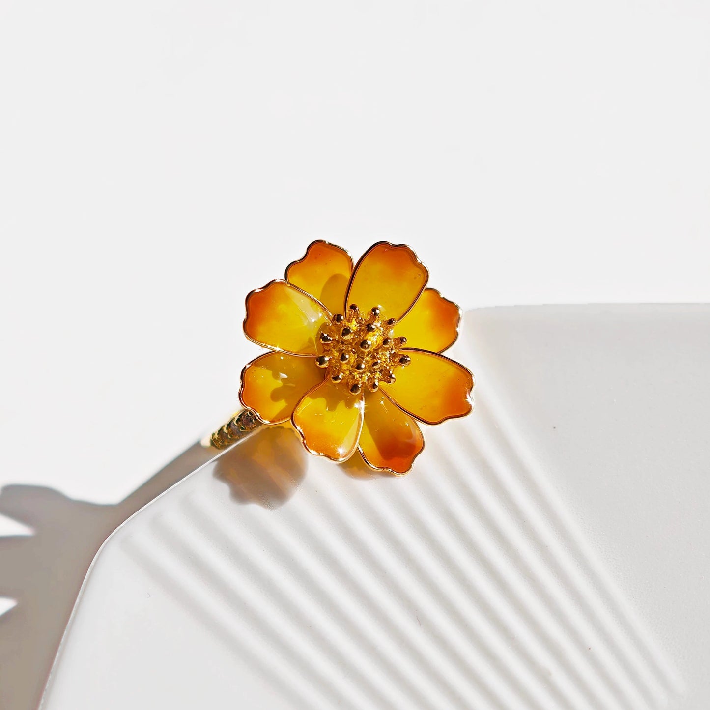 Cosmos Flower Ring