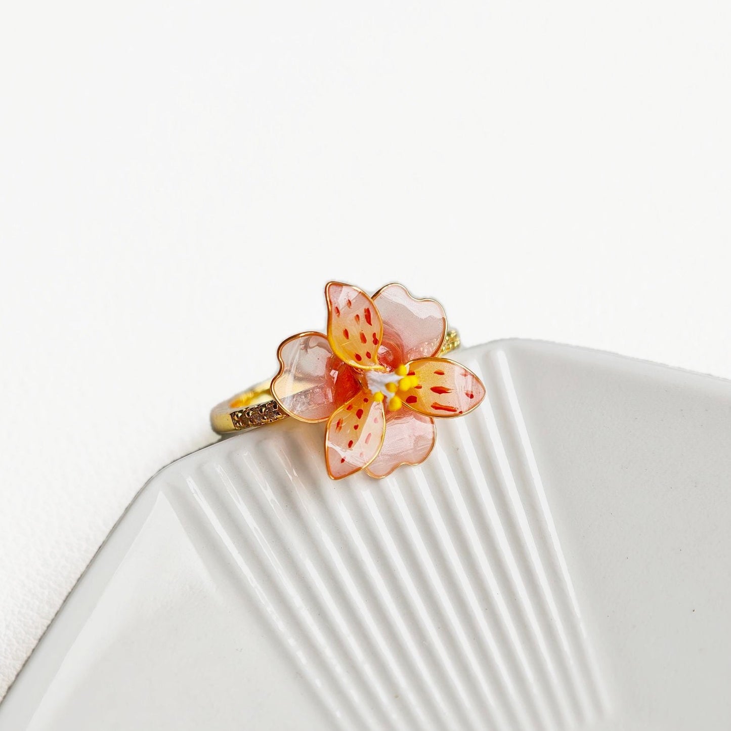 Alstroemeria Flower Ring