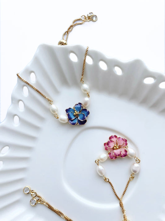 Hibiscus Flower Bracelet