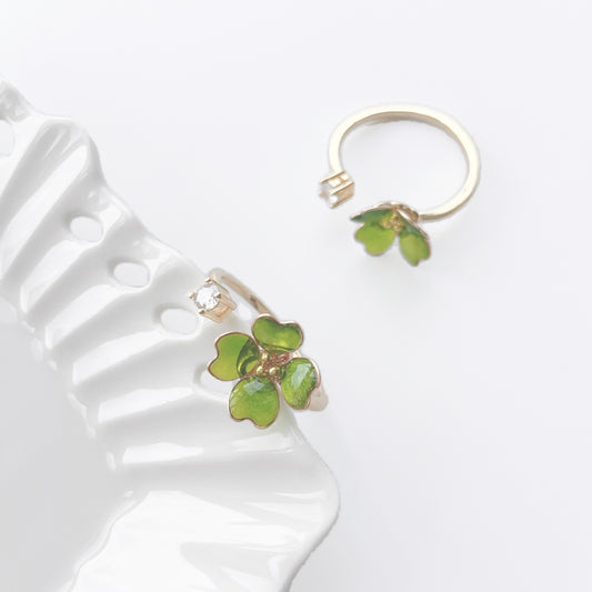 Four-Leaf Clover Ring